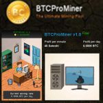 仮想通貨がもらえるフォーセットBTCProMiner